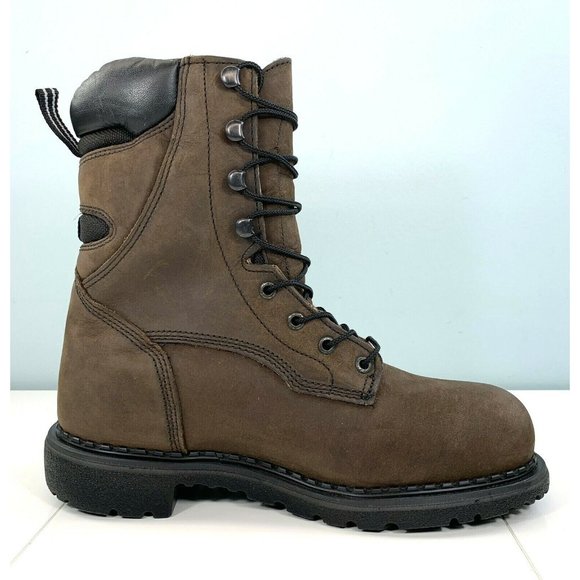 ?Mens Red Wing 2211 Brown Leather Safety 8\